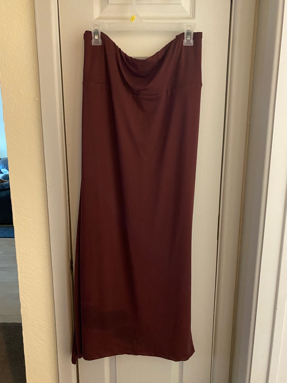 Essentials Maxi Skirts in Burgundy, Black and Gray bundle